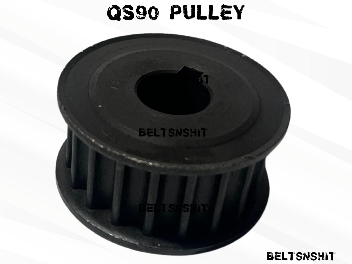 QS90 Keyway Shaft Motor Belt Pulley 19T