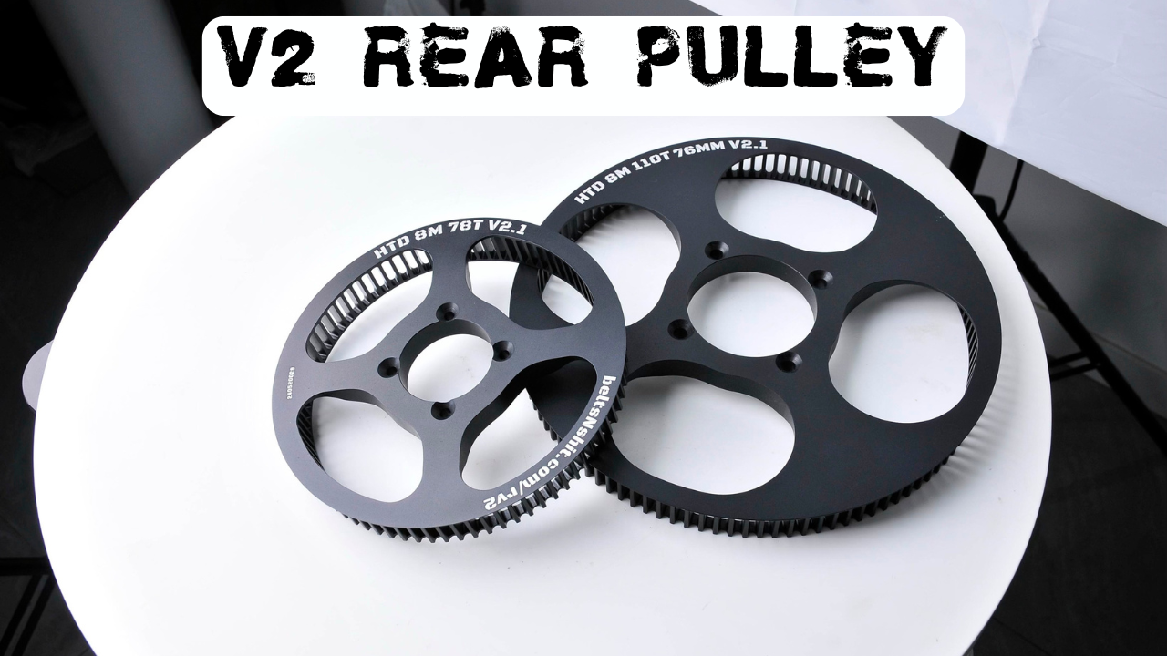 V2 Rear Pulley Razor Hubs