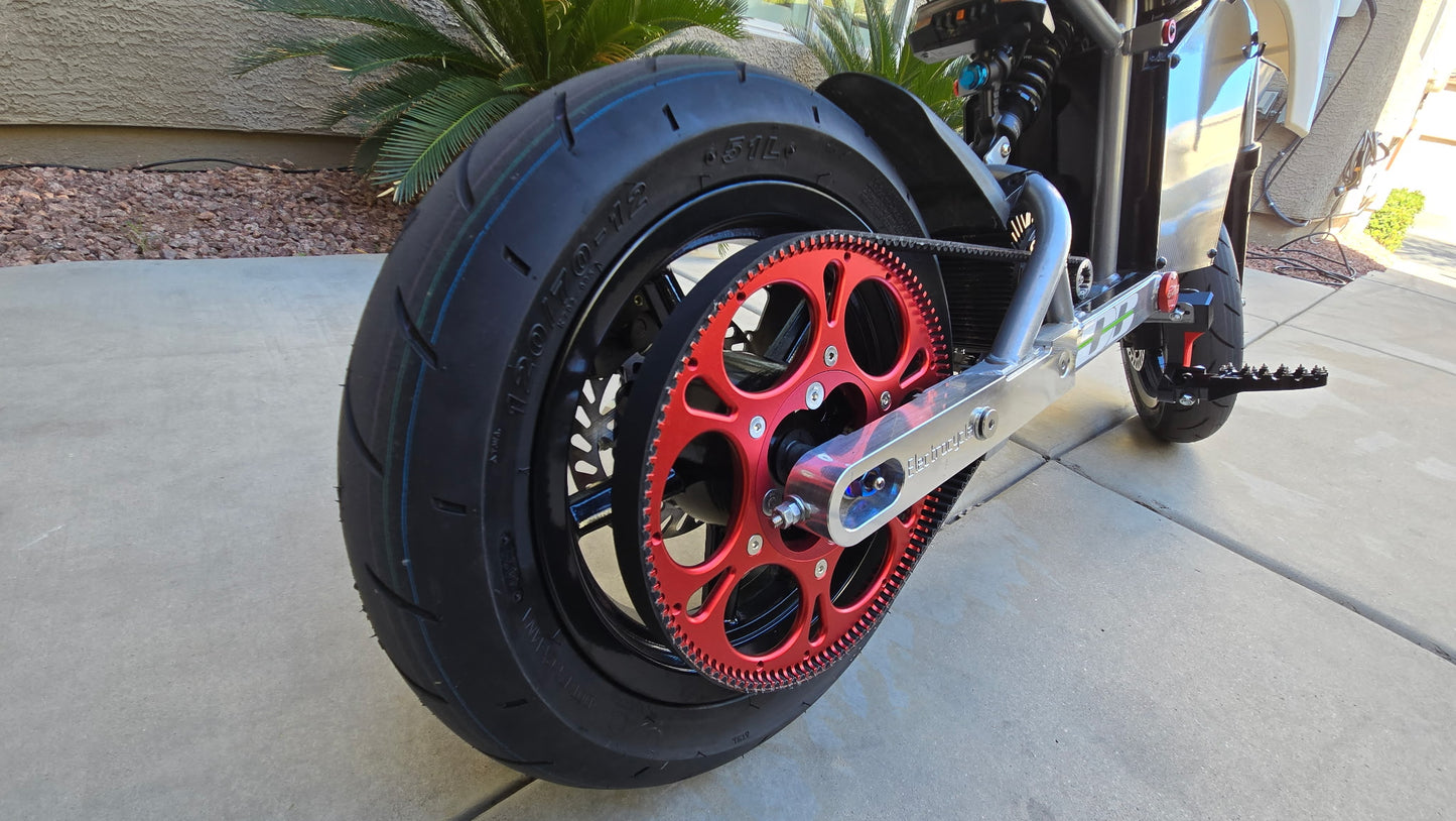 76mm Pit Bike Wheels Belt Drive Conversion Kit