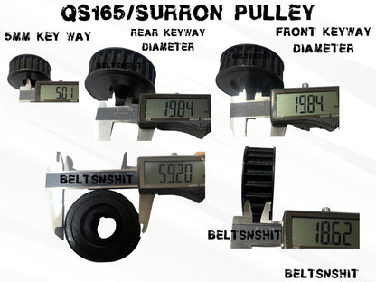 QS165/Surron Motor Belt Pulley