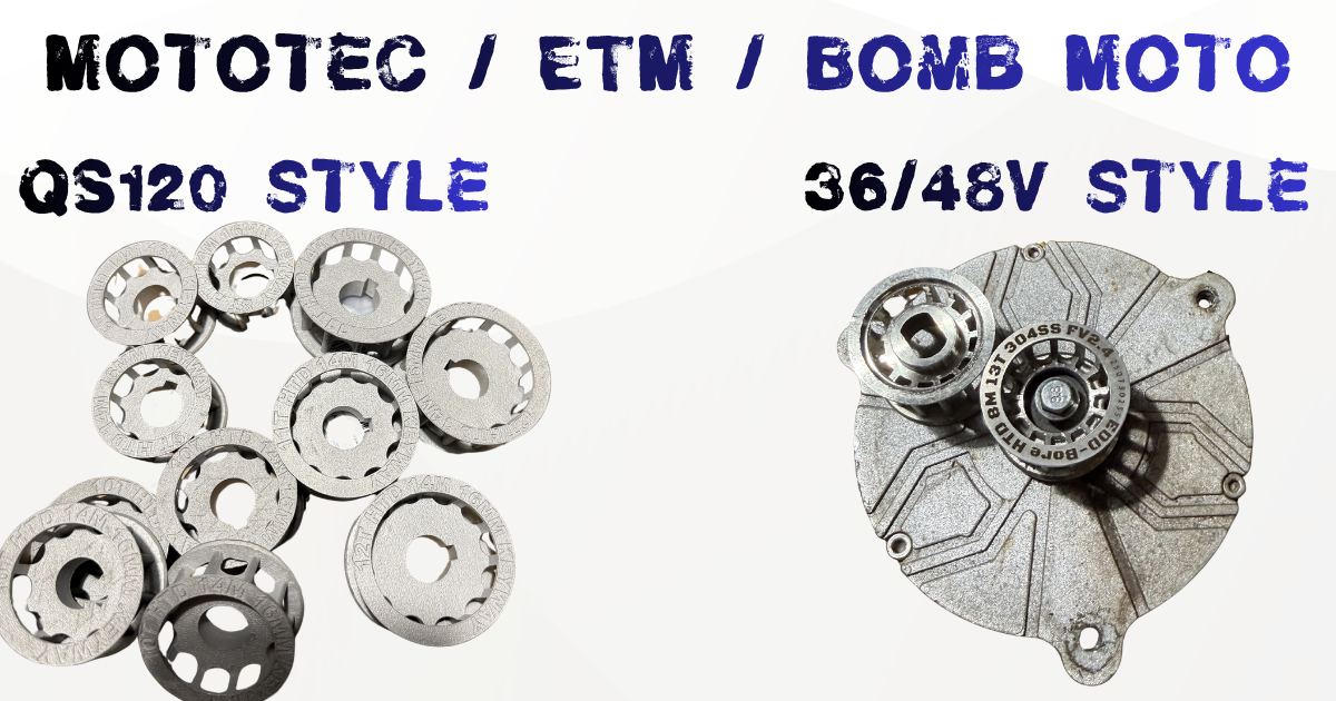 Belt Kit: Mototec, ETM, Bomb Moto, EBOX, Apollo, Funbikes