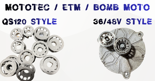 Belt Kit: Mototec, ETM, Bomb Moto, EBOX, Apollo, Funbikes